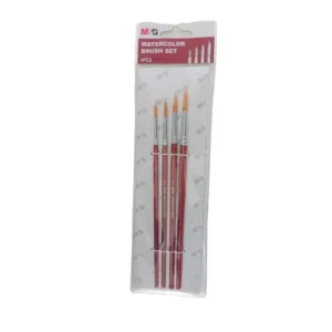 M&Amp;G Water Colour Paint Brush - 4Pcs 97890